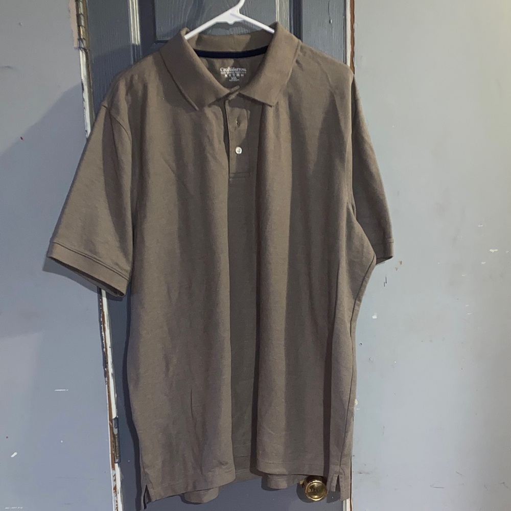 Croft & Barrow Men's Taupe Polo Shirt